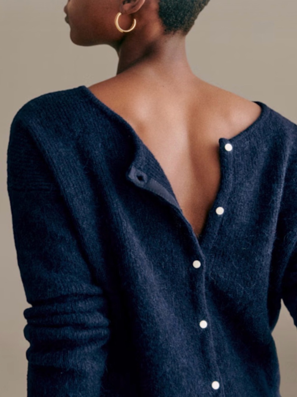 Sesane Gaspard Navy Women's Sweater